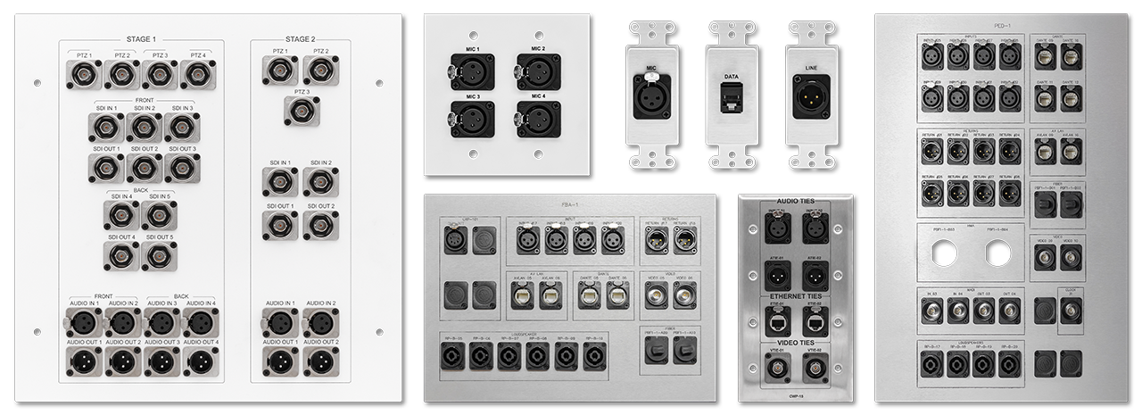 Custom Wall Plates and Rack Panels