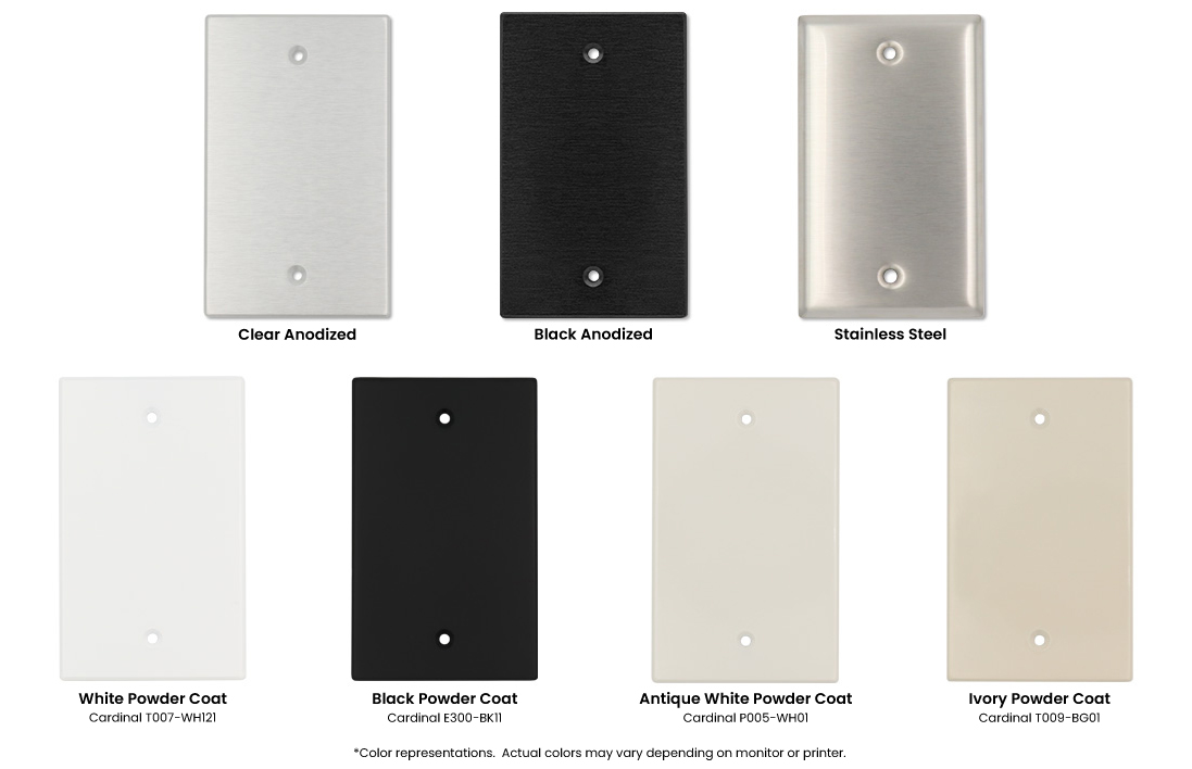 Covid Wall plate color options