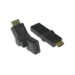 Adapter, HDMI Male to HDMI Female, 360 Degree