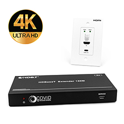 HDBaseT Set, HDMI + USB-C, 4K, Tx-WP+ Rx-Box