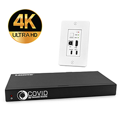 HDBT Set, HDMI/USB-C 4K60, USB2.0, Aud, Tx-WP+ Rx-Box