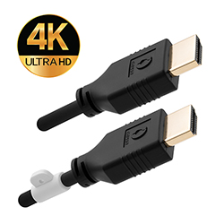 Slim Line HDMI Cable 4K, 18G, with Adapter Loop
