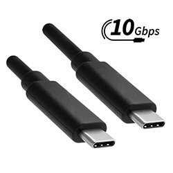 USB 3.2 (10G) Cable, C-Male to C-Male
